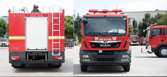 MAN 5T Водяная пенная резервуар Пожарная машина Специализированное транспортное средство Цена Китайский производитель