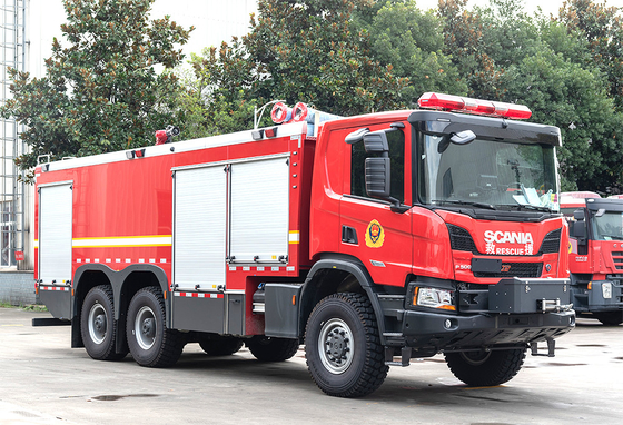Scania 8T Водяная пена Пожарный грузовик Хорошее качество Специализированное транспортное средство Китайский производитель