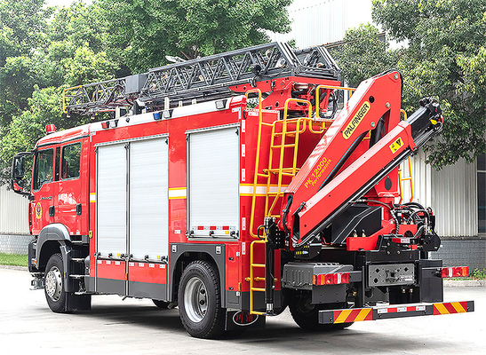 Синотрук Ситрак 18м Лестница Спасательный пожарный грузовик Специализированное транспортное средство Китайская фабрика