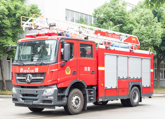 Beiben 18m воздушная лестница Спасательный пожарный грузовик Специализированное транспортное средство Китайская фабрика