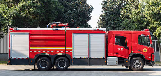 Volvo сухой химический порошок комбинированный пожарный грузовик Специализированное транспортное средство Китайская фабрика