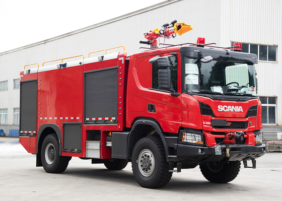 Scania 4X4 Аэропорт пожарный грузовик Arfff скоростное вмешательство транспортное средство цена специализированное транспортное средство Китайская фабрика