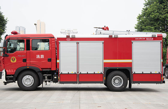 Sinotruk HOWO 6T CAFS Водяной пенный бак Пожарный двигатель Специализированный автомобиль Цена Китай Производитель