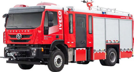 SAIC-IVECO 6T CAFS Водяной пенный резервуар Пожарный двигатель Специализированное транспортное средство Хорошая цена Китайская фабрика