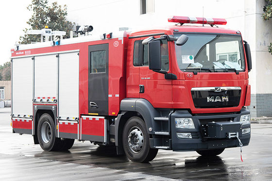 MAN 4T Маленький водяной бак Пожарный грузовик Специализированное транспортное средство Китайская фабрика
