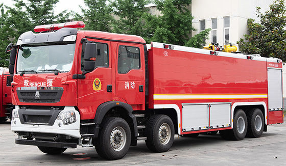 промышленная пожарная машина 21T с шасси Sinotruk HOWO и двойной кабиной строки