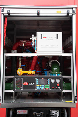 Пожарная машина топливозаправщика воды SAIC-IVECO промышленная с двойной кабиной строки