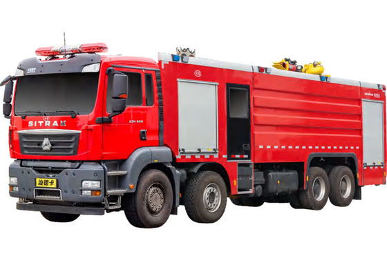 Сверхмощная пожарная машина цистерны с водой кабины двойника 39200Kgs 18000L