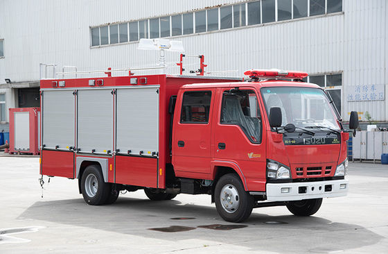 Пожарная машина спасения ISUZU небольшая с телескопичными инструментами света и спасения
