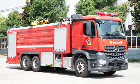 Пожарная машина Мерседес-Benz 16T сверхмощная с водяной помпой и монитором
