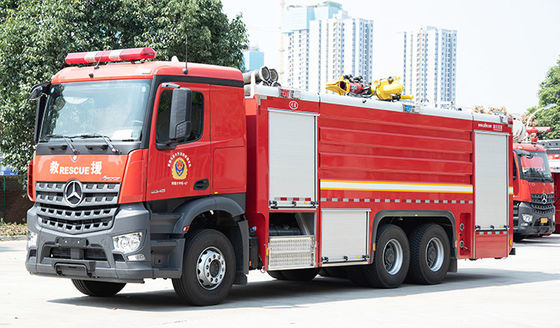 Пожарная машина Мерседес-Benz 16T сверхмощная с водяной помпой и монитором
