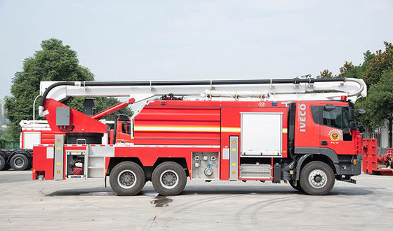 пожарная машина башни пены 32m SAIC-IVECO воздушная с водой 6000L &amp; пеной