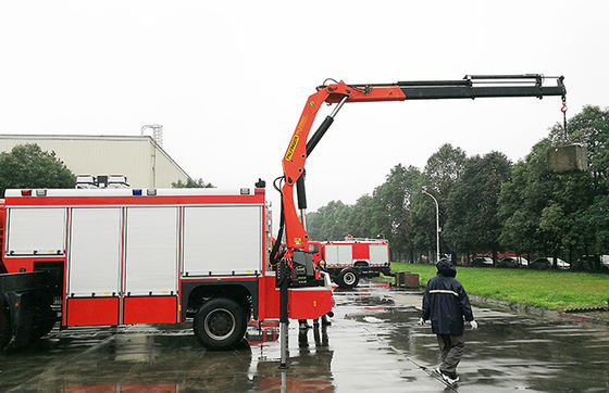 Пожарная машина спасения ЧЕЛОВЕКА Германии особенная с воротом &amp; краном &amp; генератором