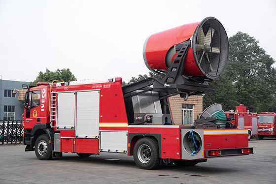 Тележка вытыхания дыма SAIC-IVECO HONGYAN особенная противопожарная с цистерной с водой 2T