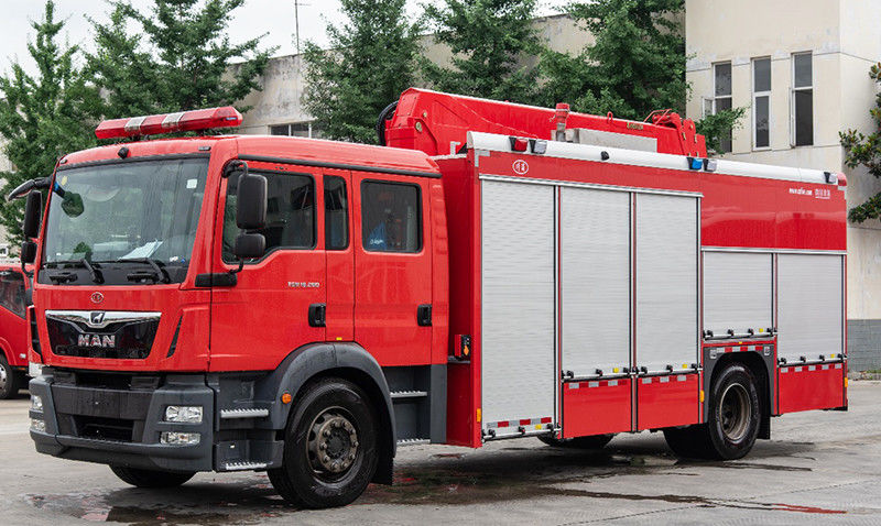 пожарная машина ЧЕЛОВЕКА генератора 75Kw особенная с телескопичным светом